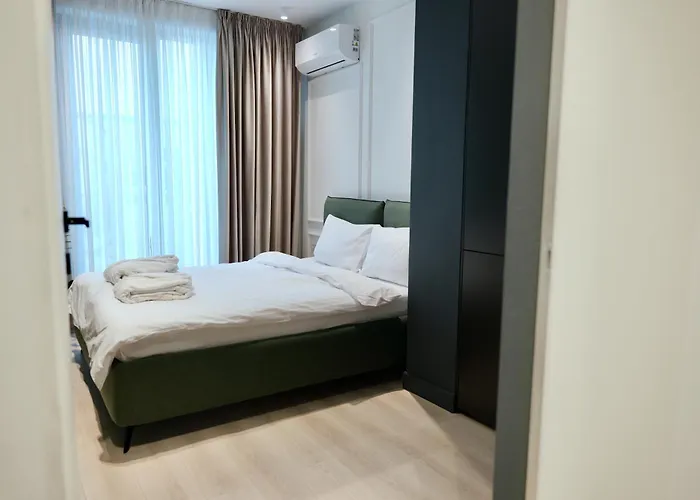 Apartment Luxury Skyline Near Center Bukarest